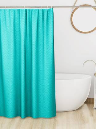 Polyester Shower Curtain Single, What Size Shower Curtain For 6 Foot Tub
