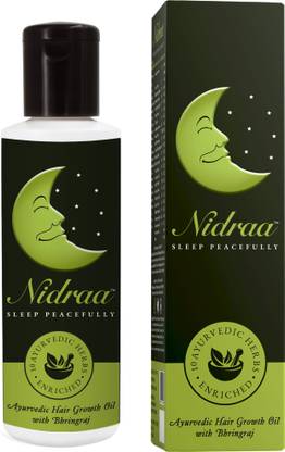 Nidraa Ayurvedic Hair Growth Oil with Bhringraj | Made with all Natural Ingredients | No Paraben, No Sulphate, No Mineral Oil Hair Oil - Price in India, Buy Nidraa Ayurvedic Hair Growth Nidraa Ayurvedic Hair Growth Oil with Bhringraj | Made with all Natural Ingredients | No Paraben, No Sulphate, No Mineral Oil Hair Oil - Price in India, Buy Nidraa Ayurvedic Hair Growth