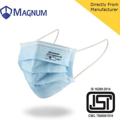 Magnum 3ply Surgical mask Earloop Surgical Mask With Melt Blown Fabric Layer