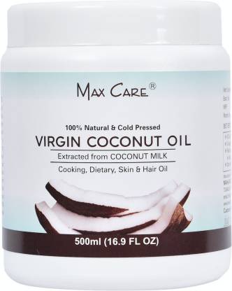 MAXCARE Maxcare Virgin Coconut Oil (Cold Pressed) 500ML Wide Mouth