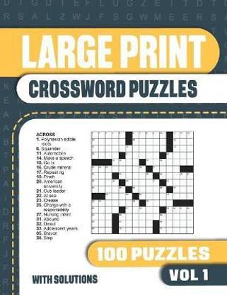 Large Print Crossword Puzzles: Buy Large Print Crossword ...