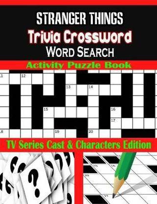 Stranger Things Trivia Crossword Word Search Activity Puzzle ...