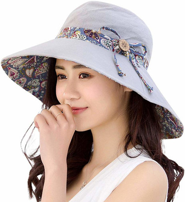 Beach Garden Hat Foldable Wide Brim 