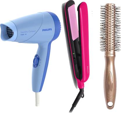 PHILIPS BHS393 & HP8142 with Premium Round Brush Personal Care Appliance  Combo Price in India - Buy PHILIPS BHS393 & HP8142 with Premium Round Brush  Personal Care Appliance Combo online at 