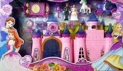 DIKUJI ENTERPRISE Battery Operated My Dream Beauty Castle Play Set Music and Beautiful Lights, Barbie House, Doll House (Multicolor) - Battery Operated My Dream Beauty Castle Play Set Music and Beautiful Lights, DIKUJI ENTERPRISE Battery Operated My Dream Beauty Castle Play Set Music and Beautiful Lights, Barbie House, Doll House (Multicolor) - Battery Operated My Dream Beauty Castle Play Set Music and Beautiful Lights,