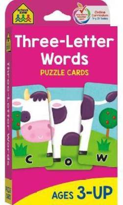 Puzzle Cards - Three-Letter Words: Buy Puzzle Cards - Three-Letter Words by  School Zone at Low Price in India 