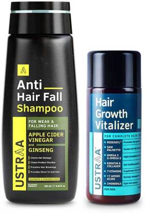 USTRAA Hair Growth Vitalizer - 100ml & Anti Hair Fall Shampoo - 250ml Price  in India - Buy USTRAA Hair Growth Vitalizer - 100ml & Anti Hair Fall  Shampoo - 250ml online at 
