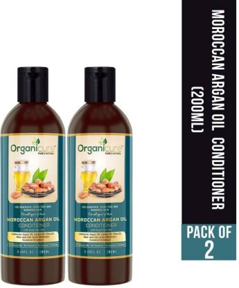 Organicure Natural Argan & Aloe Vera Hair Conditioner for Dry & Frizzy Hair  for Men &