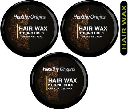 Healthy Origins Hair Wax | Crystal Hair Wax for Men | Glossy Finish | Hair  Style,