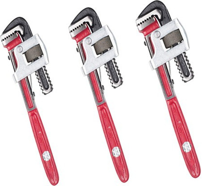 manvi Heavy Duty Pipe Wrench Set of 3 