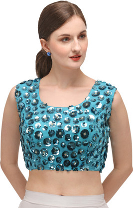 Sleeveless blouse flipkart
