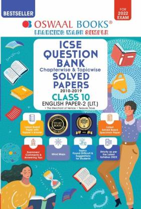 Oswaal ICSE Question Bank Class 10 English Paper 2 Literature Book ...