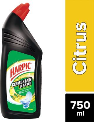 Harpic Germ and Stain Disinfectant Citrus Liquid Toilet Cleaner