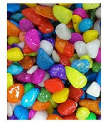 colorful aquarium rocks