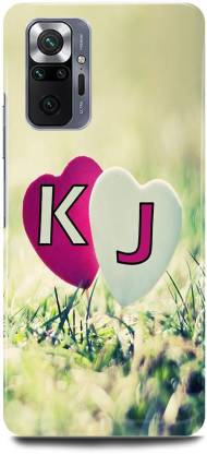 MS STYLISH Back Cover for REDMI Note 10 Pro, K LOVES J NAME,K NAME, J LETTER, ALPHABET,K LOVE J NAME