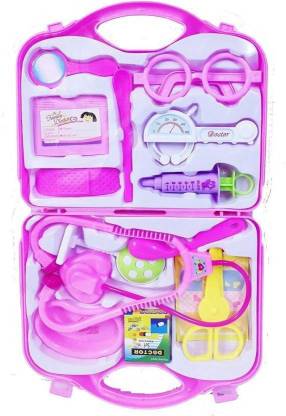 jojoss Medical Kit Doctor Role Play Toy Pink Set with Incredible Detailing for 8+ Kids