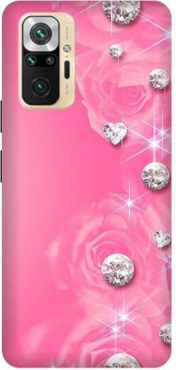 KARJUN Back Cover for Redmi Note 10 Pro, Pink Diamond Multicolour Printed Back Cover