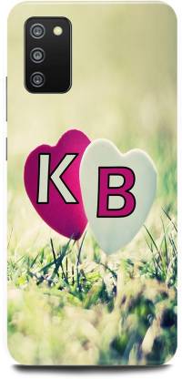 Ignite Back Cover for SAMSUNG M02s, K LOVES B NAME,K NAME, B LETTER, ALPHABET,K LOVE B NAME