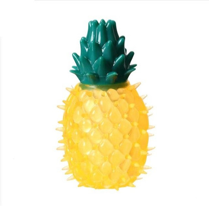pineapple dog toy