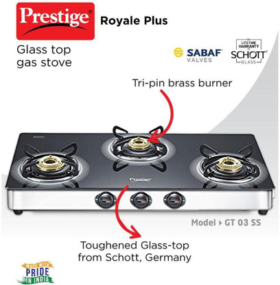 flipkart prestige gas stove 3 burner
