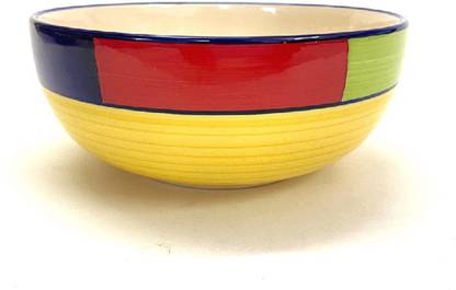 Green Plant indoor Ceramics11036 Ceramic Serving Bowl