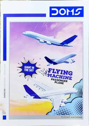 DOMS Note Book A4 Notebook Single Ruled 200 Pages Price in India - Buy ...