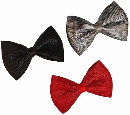 Starvis Hair bow clips for women  Pack of 6  Silky Satin Hair Barrettes  Clip
