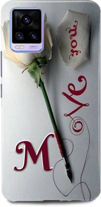 MP ARIES MOBILE COVER Back Cover for ViVO V21, V2050,M LOVES M NAME,M NAME, M LETTER, ALPHABET,M LOVE M NAME