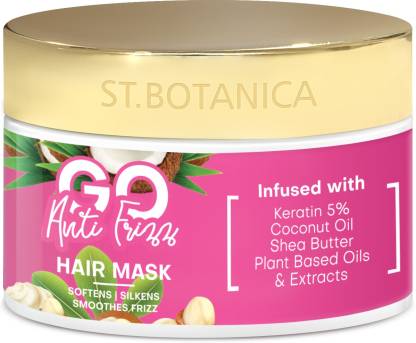  GO Anti Frizz Hair Mask - Infused With Coconut Oil, Shea  Butter, Keratin 3%, No Silicones - Price in India, Buy  GO Anti  Frizz Hair Mask - Infused With Coconut