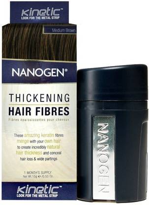 NANOGEN Thickening Hair Fibres Medium Brown - Price in India, Buy NANOGEN Thickening Hair Fibres Medium Brown Online In India, Reviews, Ratings & Features NANOGEN Thickening Hair Fibres Medium Brown - Price in India, Buy NANOGEN Thickening Hair Fibres Medium Brown Online In India, Reviews, Ratings & Features