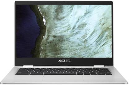 ASUS Chromebook Celeron Dual Core – (4 GB/64 GB EMMC Storage/Chrome OS) C423NA-BV0523 Chromebook  (14 inch, Silver, 1.20 Kg)