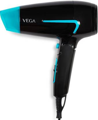 Vega U-Style 1600 Foldable Hair Dryer For Men & Women With Cool Shot Button(VHDH-24) Hair Dryer  (1600 W, Black)