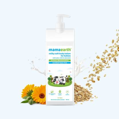 MamaEarth Milky Soft Body Lotion for Babies with Oats, Milk and Calendula