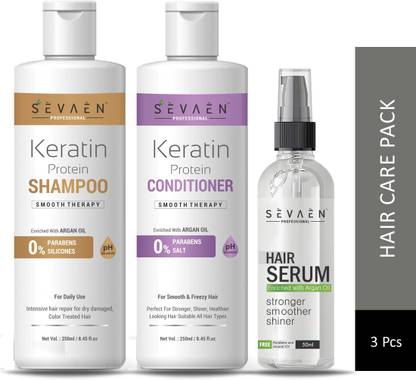 sevaen Keratin Shampoo With Keratin Conditioner and Professional Hair Serum Price in India - Buy sevaen Keratin Shampoo With Keratin Conditioner and Professional Hair Serum online at sevaen Keratin Shampoo With Keratin Conditioner and Professional Hair Serum Price in India - Buy sevaen Keratin Shampoo With Keratin Conditioner and Professional Hair Serum online at