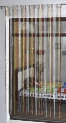 Radhey Radhey Decor 274 cm (9 ft) PVC Room Darkening Long Door Curtain Single Curtain