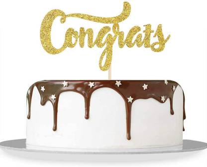 Zyozi Gold Glitter Congrats Cake Topper Congrats Grad Class Of 21 College Grad Congratulations Mba Graduation Party Decorations Cake Topper Price In India Buy Zyozi Gold Glitter Congrats Cake Topper Congrats Grad Class Of 21