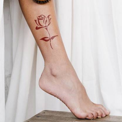 Ivana S Ivana S Stencil Premium Collection Diy Kit For Leg Full Design Henna Tattoo Stencil Set For Women Girls Kids Attractive Design Temporary Tattoo Prl 34 Price In India Buy Ivana S