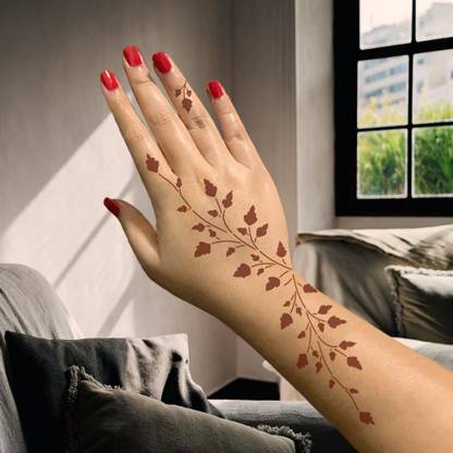 Ivana S Ivana S Stencil Premium Collection Diy Kit For Hand Full Design Henna Tattoo Stencil Set For Women Girls Kids Attractive Design Temporary Tattoo Prh 44 Price In India Buy Ivana S