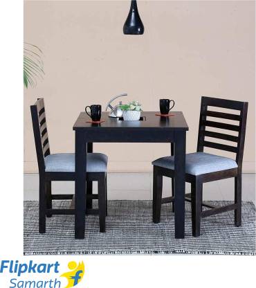 Divine Arts Sheesham Wood Solid 2, 2 Chair Dining Table Set India