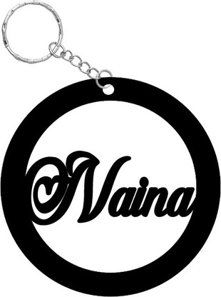 SY Gifts SYG Naina Name Keychain 1235 