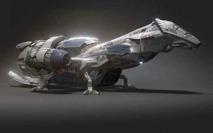 Serenity Firefly Gray And Blue Spaceship Paper Print - Comics posters in  India - Buy art, film, design, movie, music, nature and educational  paintings/wallpapers at 