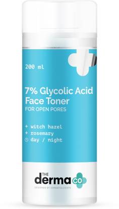 The Derma Co 7% Glycolic Acid Toner for Open Pores Men & Women