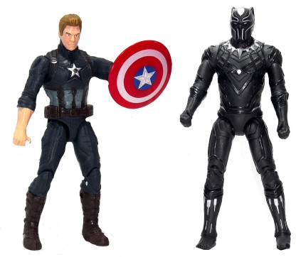 black captain america toy