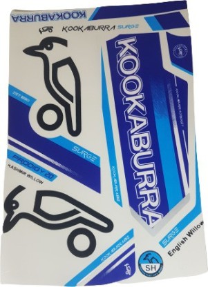 Multicolor Kookaburra Surge  Edition Blue Cricket Bat Sticker Bat Sticker 