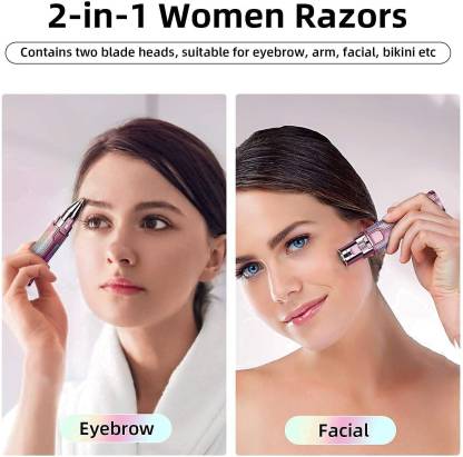 PKK TRADERS Painless Hair Remover & Eyebrow for Women, 2 in 1 Lip Hair  Removal Eyebrow