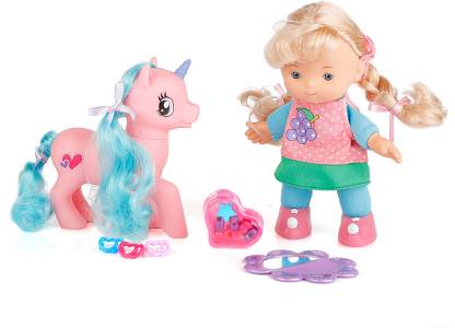 Miss & Chief by Flipkart FAIRY Premium Quality Extreme Cute DOLL WITH PONY SET  (Multicolor)