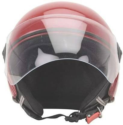 kushal Ladies Helmet Red Motorbike 