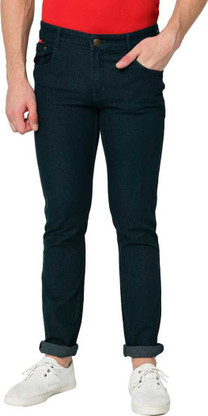 Regular Men Green Jeans Price in India 
