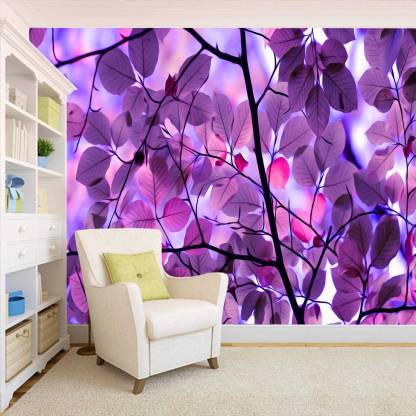 psgraphics Decorative Purple Wallpaper Price in India - Buy psgraphics  Decorative Purple Wallpaper online at 