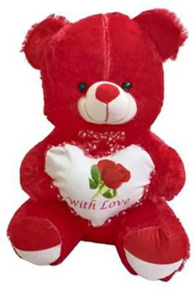 red colour ka teddy bear